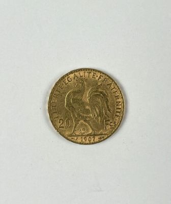 Pièce de 20 francs or au coq de Chaplain 1907. - Photo 1