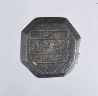 Poids de ville de MONTAUBAN en bronze d'un quart-de-livre. G… - Photo 1