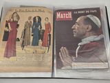 an open book with a picture of a man in a priest ' s robes and a nun ' s robe