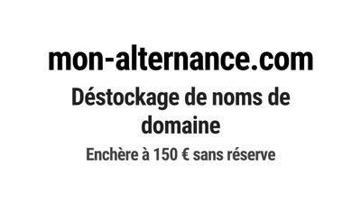 Nom de domaine mon-alternance.com.