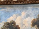 a picture of a painting on the wall of a room