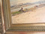 a picture of a painting on the wall of a room