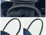 a collage of pictures of a purse with a strap