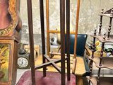 several pieces of furniture are stacked on top of each other in a room