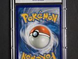 a close up of a card case with a pokemon ball inside of it