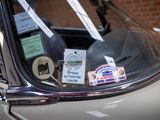 a car with a lot of stickers on the window