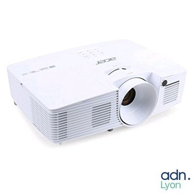 an image of a projector with a projector screen on top of it