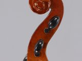 an old violin with a long neck and a long bow