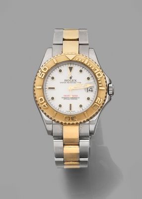ROLEX, modèle Yachtmaster. MONTRE BRACELET en or jaune 750 m…