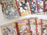 a lot of books that are on a table
