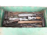 a box full of tools that are sitting on a table