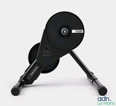 an image of a bicycle trainer on a white background