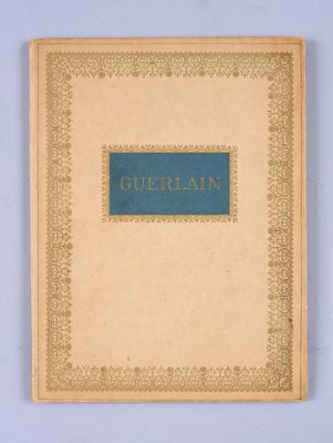 the front cover of a book with a picture of a blue and gold border
