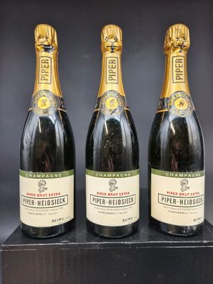 3 Bts CHAMPAGNE PIPER BRUT EXTRA(elt) Champagne Piper Heidsi…