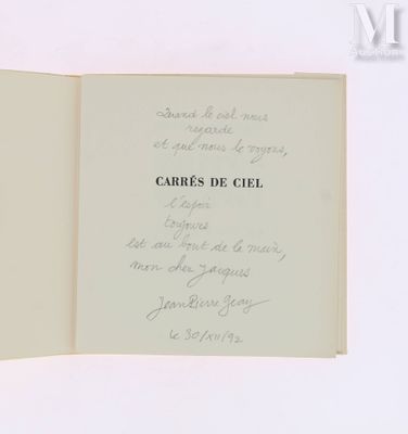 GEAY Jean-Pierre - Henri LAUGIER : Carrés de ciel.