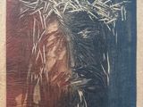 une image représentant un tableau d'un homme portant une couronne d'épines sur la tête