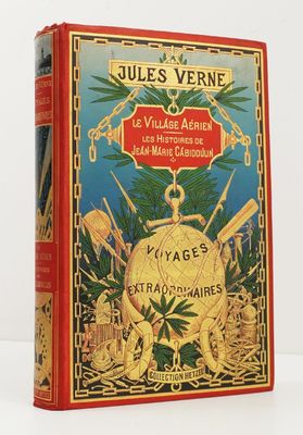 la couverture du livre de Jules Verne, « Le Village des rois de France »