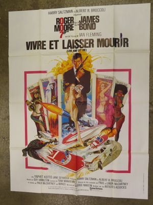 the poster for roger james bond ' s movie, ' vivet lasser noir '