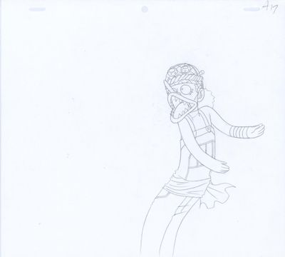 dessin représentant une femme marchant, un téléphone portable à la main