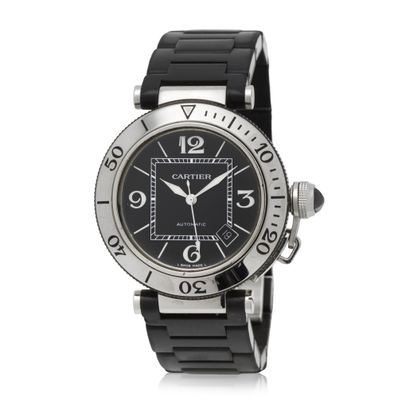 a close up of a wrist watch on a white background
