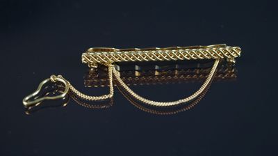une image représentant une chaîne en or ornée d'une tête de cheval