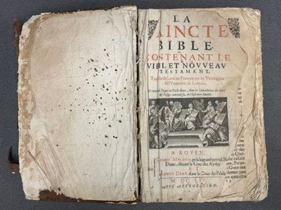 La Sainte Bible. Malassis à Rouen 1654