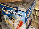 a box of ice cream sitting on the floor