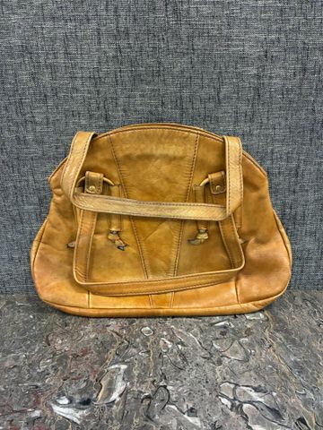 Sac en cuir havane sans marque