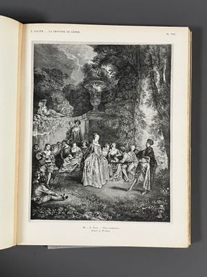 [Gravure]. DACIER (Emile). La gravure en France au XVIIIe si…