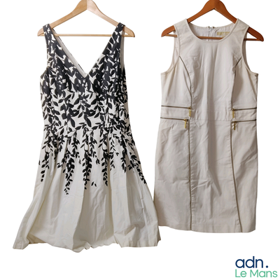 Lot composé de 2 robes, T.10, comprenant un modèle RALPH LAU…