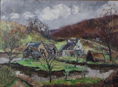 Ecole bretonne du XXe siècle Moulin Meur à Carhaix