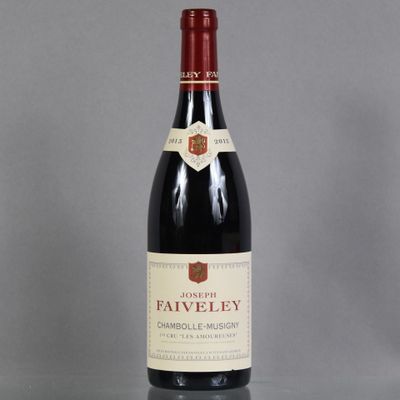 a close up of a bottle of wine on a table