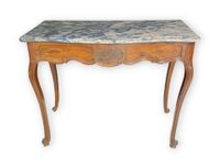 Console Louis XV plateau de marbre *