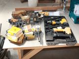 many tools on the table ready to be used