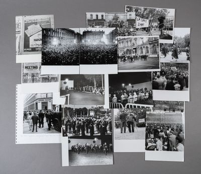 André GAMET (1919-2017) Lyon. Défilés, manifestations, grève…