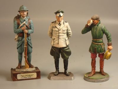 Figurines d'artistes - Divers, 180mm, Rommel - poilu et moye…