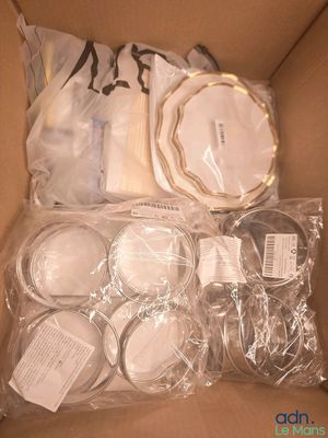 a box with a lot of items inside of it