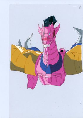 une image représentant un dragon rose ailé