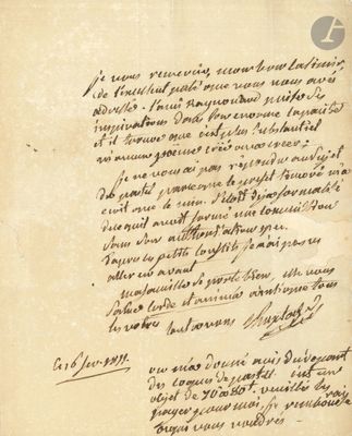 an old document with writing on it and a picture of a horse