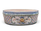 an image of a decorative bowl with a bird on it