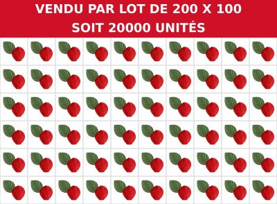 vendu par lot de 200 x 100 soit 2000 unites
