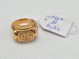 an image of a gold ring with a price tag on it