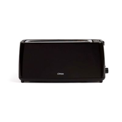 un grille-pain noir sur fond blanc, avec le mot « uno » inscrit dessus