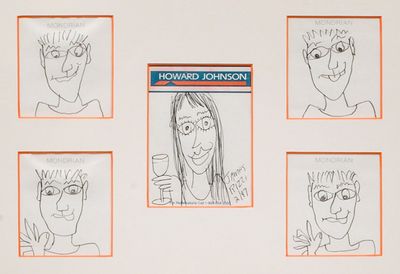 dessins représentant un groupe de personnes portant toutes des lunettes