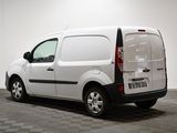 a picture of a white van parked in a room