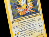 une carte Pokémon sur laquelle figure l'image d'un personnage Pokémon