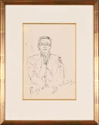 an image of a drawing of a man in a suit and tie