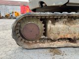 a close up of the front end of a bulldozer