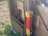 an image of a truck with a trailer attached to it ' s back
