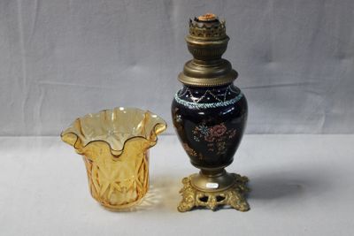 two vases sitting next to each other on a table